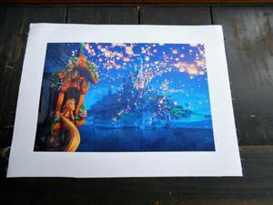 Art hand Auction Thomas Kinkade Tangled 2 peinture à l'huile reproduction toile tissu feuille seulement tout neuf, Passe-temps, Culture, Ouvrages d'art, autres