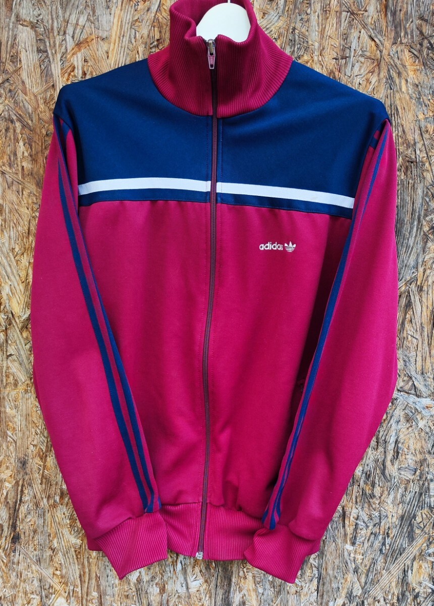 [大人気]1980sアディダスadidasトラックトップ　ジャケット　フィリピン