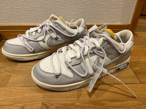 OFF-WHITE × NIKE DUNK LOW 1 OF 50 "49" 27.0cm