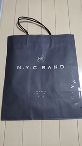 ★N.Y.C.SAND N.Y.C.S ニューヨークシティサンド 紙袋 ショップ袋 大 送料350★