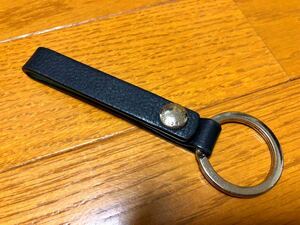 TIFFANY & Co. Tiffany key ring key holder small articles Logo leather metal silver black Tiffany blue 