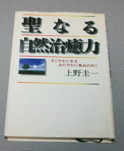 ★ＮＮ★聖なる自然治癒力 　すこやかに生き、おだやかに死ぬために　上野圭一★初版