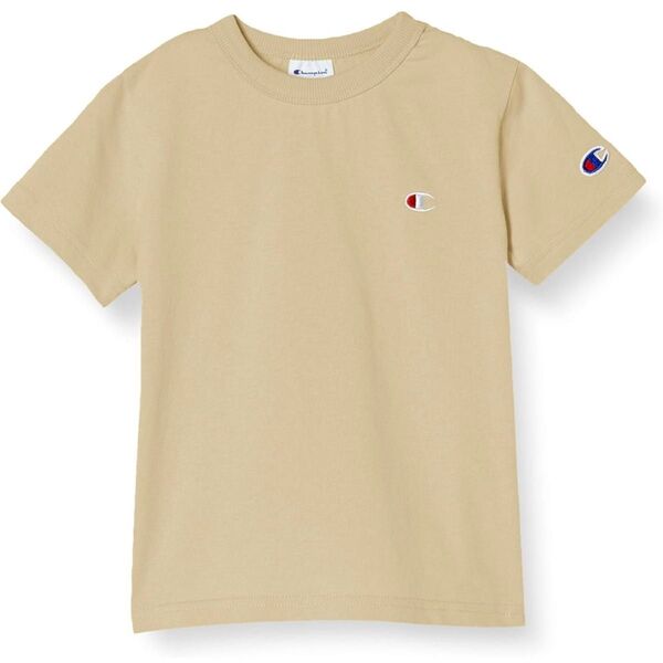 チャンピオン ロゴ Tシャツ ベージュ 140 キッズ Champion