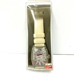 【K】Carp　カープ　フランク三浦　FM04-HCBWH　腕時計　長期保管品　不動　現状品　広島東洋カープ×フランク三浦　ホームB【3481】T