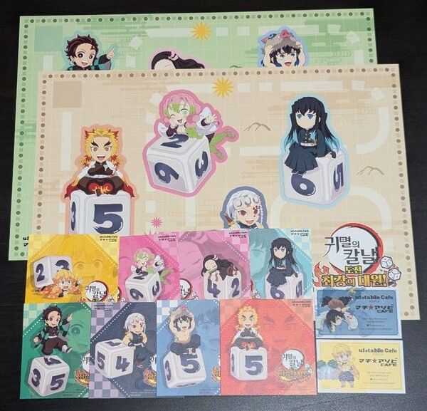 鬼滅の刃 ufotable cafe 韓国 ノベルティセット