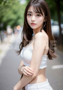 【高画質】1点もの アート ポスター グラビア アイドル コスプレ セクシー 下着 美少女 美女 美人 かわいい AI モデル 写真 光沢紙 #1091