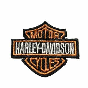 バー&シールド ミニ ディーラー 90s USA製 Harley-Davidson ビンテージ 刺繍 ワッペン ハーレーダビッドソン チョッパー アイロン