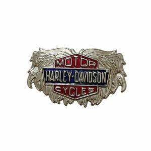 当時物 Harley-Davidson ビンテージ ハーレーダビッドソン ビンテージ アルミワッペン 金属プレート 　 ワッペン 90s 80s USA製　