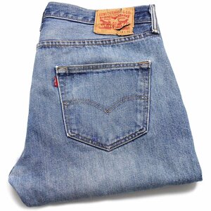 ★メキシコ製 Levi'sリーバイス 501 ヒゲ デニムパンツ w34 L30★SDP2837 ジーンズ ストレート ユーズドウォッシュ 66 前期 シングル