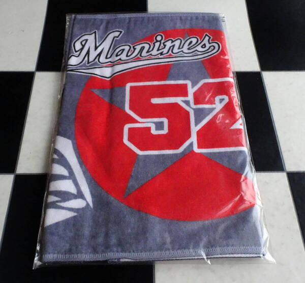 【CHIBA LOTTE MARINES】#52 益田直也 選手プロデュースフェイスタオル( 応援スタオル) NAOYA MASUDA 守護神 ストッパー 幕張の防波堤