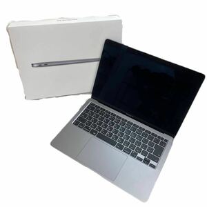 ●1円~ Apple MacBook Air 13インチ 256GB M1 2020 16GB ノートパソコン A2337 スペースグレイ 本体 PC マックブックエアー 初期化済み