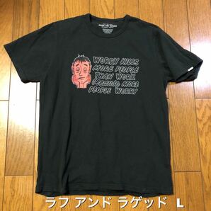 Lサイズ！日本製ラフアンドラゲッド 古着半袖プリントTシャツ ラフ&ラゲッド 半袖Tシャツ