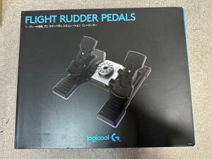 Logicool G FLIGHT RUDDER PEDALS プロフェッショナル シミュレーション トーブレーキ搭載のラダーペダル