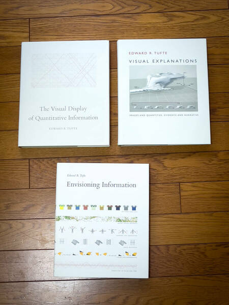 【Edward R. Tufte 本3冊セット】The Visual Display of Quantitative Information / Envisioning Information / Visual Explanations