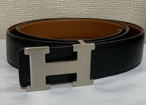 【中古品】エルメス　ベルト　バックル　Hロゴ　メンズ