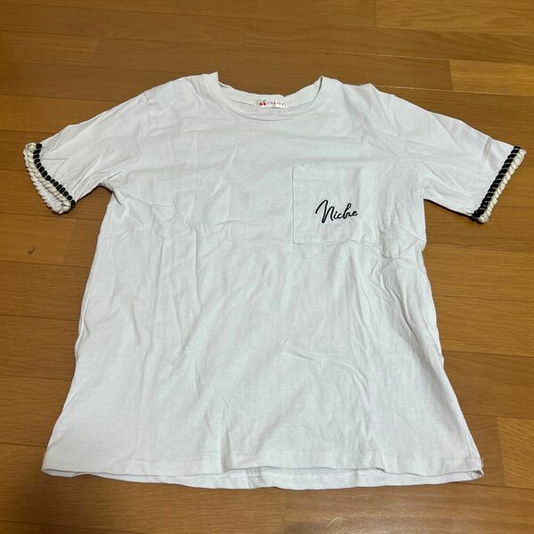 韓国ファッション　白Tシャツ　ロゴTシャツ　ホワイト Tシャツ トップス