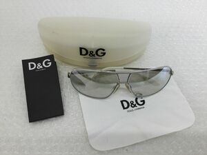 ●営ST174-60　DOLCE&GABBANA ドルチェ&ガッバーナ D&G2136 G50 62□12 125 サングラス メガネ 眼鏡 アイウェア メンズ シルバー系