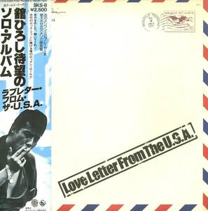 A00418832/LP/舘ひろし「ラブレター・フロム・ザ・U.S.A.」