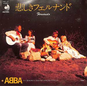 C00188891/EP/アバ(ABBA)「悲しきフェルナンド/トロピカル・ラヴランド(1976年：DSP-107)」