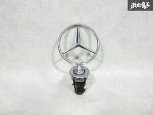 即納 メルセデス ベンツ 純正 W124 前期 フロント ボンネット マスコット エンブレム オーナメント W126 W123 W201