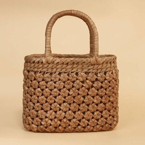  new goods! worker handmade superior article mountain .. basket bag hand-knitted mountain ... bag basket cane basket hexagon braided high class handbag 