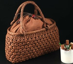  new goods recommendation * worker handmade superior article mountain .. basket bag hand-knitted mountain ... bag basket cane basket hexagon flower braided 