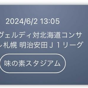 【6/2(日)】東京ヴェルディ対北海道コンサドーレ札幌　明治安田Ｊ１リーグ