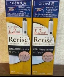 未開封新品《リライズ〉白髪用髪色サーバー　ふんわり仕上げ　つけかえ2本　クーポン無しの場合は4950円に変更可能