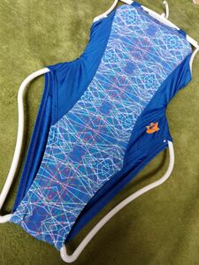 濃淡ブルーとタスキオレンジがとても素敵 arena アリーナ 競泳水着 サイズL