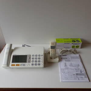  Junk *SHARP цифровой беспроводной факс UX-850CL факс есть беспроводной телефонный аппарат беспроводная телефонная трубка есть красящая лента есть 