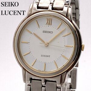 【稼働】SEIKO セイコー ルーセント 5E21-6E90 クォーツ メンズ腕時計 5-209-G
