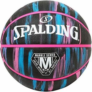  Raver 7 number Basic marble ball basketball ma- blue black neon 