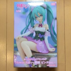 初音ミク ぬーどるストッパー フィギュア Flower Fairy 朝顔 ピンクver.