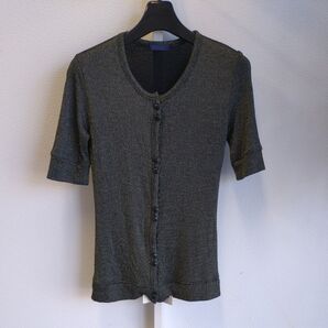 ヒズミス his miss 半袖サマーニットカーディガン カットソー