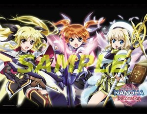 BD theater version Magical Girl Lyrical Nanoha Detonation anime ito privilege .. under .. illustration use B2 tapestry height block .. is &feito&. god is ..