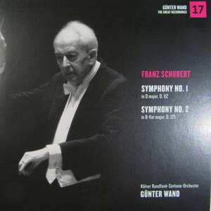 CD ギュンターワント 指揮　ケルン放送響　　シューベルト 交響曲　第１番　第２番　　　