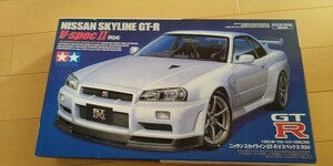 タミヤ 1/24 ニッサン スカイライン R34 GT-R V-Spec Ⅱ 未組立