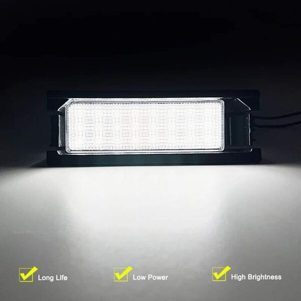 ダイハツ タントエグゼ L455S/L465S カスタム含む LED ナンバー灯 ライセンスランプ カプラーオン 純正タイプ