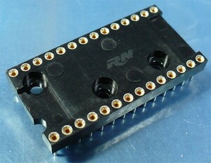 3M*RN 28pin IC socket ( circle pin /2.54mm pitch ) [4 piece collection ](b)