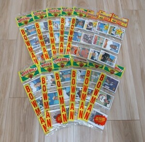 【未開封/14PACK】1989 BOWMAN 11PACK & 1987 TOPPS 3PACK baseball picture cards MLB メジャーリーグ 野球カード　トレカ