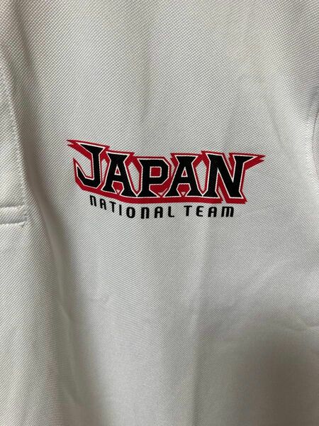 【週末限定ビッグセール】Lサイズ ポロシャツ JAPANロゴ アシックス ASICS basketball バスケ