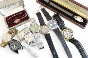  Junk clock *IWC, Seiko, Citizen other lady's men's wristwatch hand winding, self-winding watch * operation not yet verification *.. from .[M-A77840]