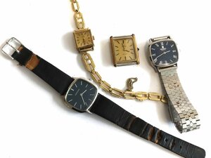  Junk clock * Longines, Omega, De Ville, universal june-b lady's men's wristwatch hand winding * operation not yet verification *.. from .[M-A74751]