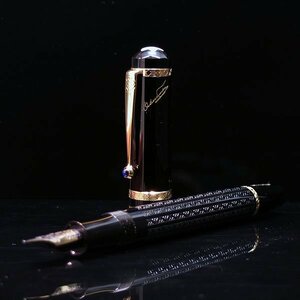 1 jpy ~[.. from .]*MONTBLANC( Montblanc ) author series / Dostoevsky / fountain pen *tm598-A77746*