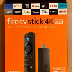 Amazon fire tv stick 4K MAX (第1世代) 初期化のために1度起動しただけの新品同様品