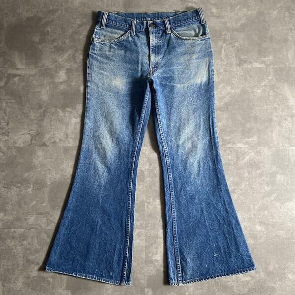 70s ビンテージ USA製 Levis リーバイス 684 BIG BELL ビッグベル ベルボトム デニム パンツ W33 L31 70年代 アメリカ製 646 606 517