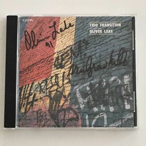 送料無料 直筆サイン入りジャズCD Trio Transition with special guest Oliver Lake” 1CD DIW 日本盤