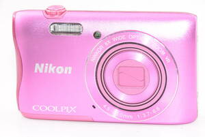 【外観特上級】Nikon ニコン COOLPIX S3700 ピンク　#u1995