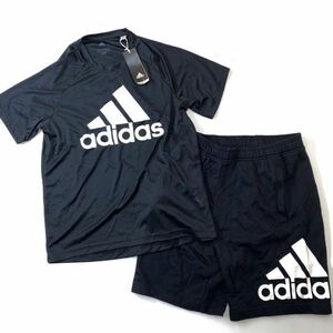  Adidas adidas mountain Logo T-shirt shorts top and bottom set black L BK0937/CD8268 24-0421-1-21/22