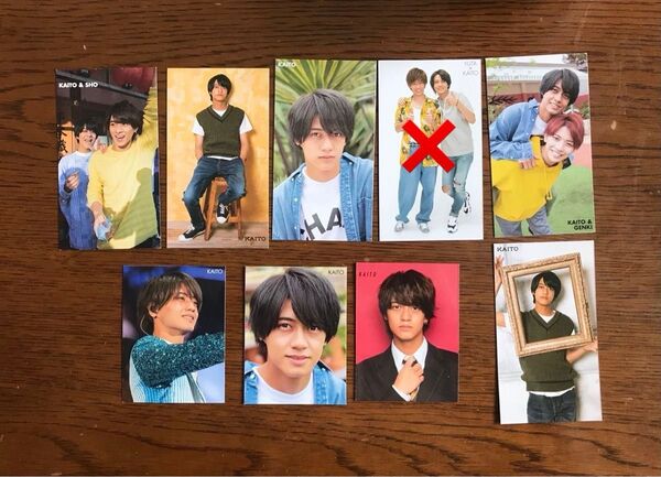 Myojo 厚紙カード 髙橋海人8枚